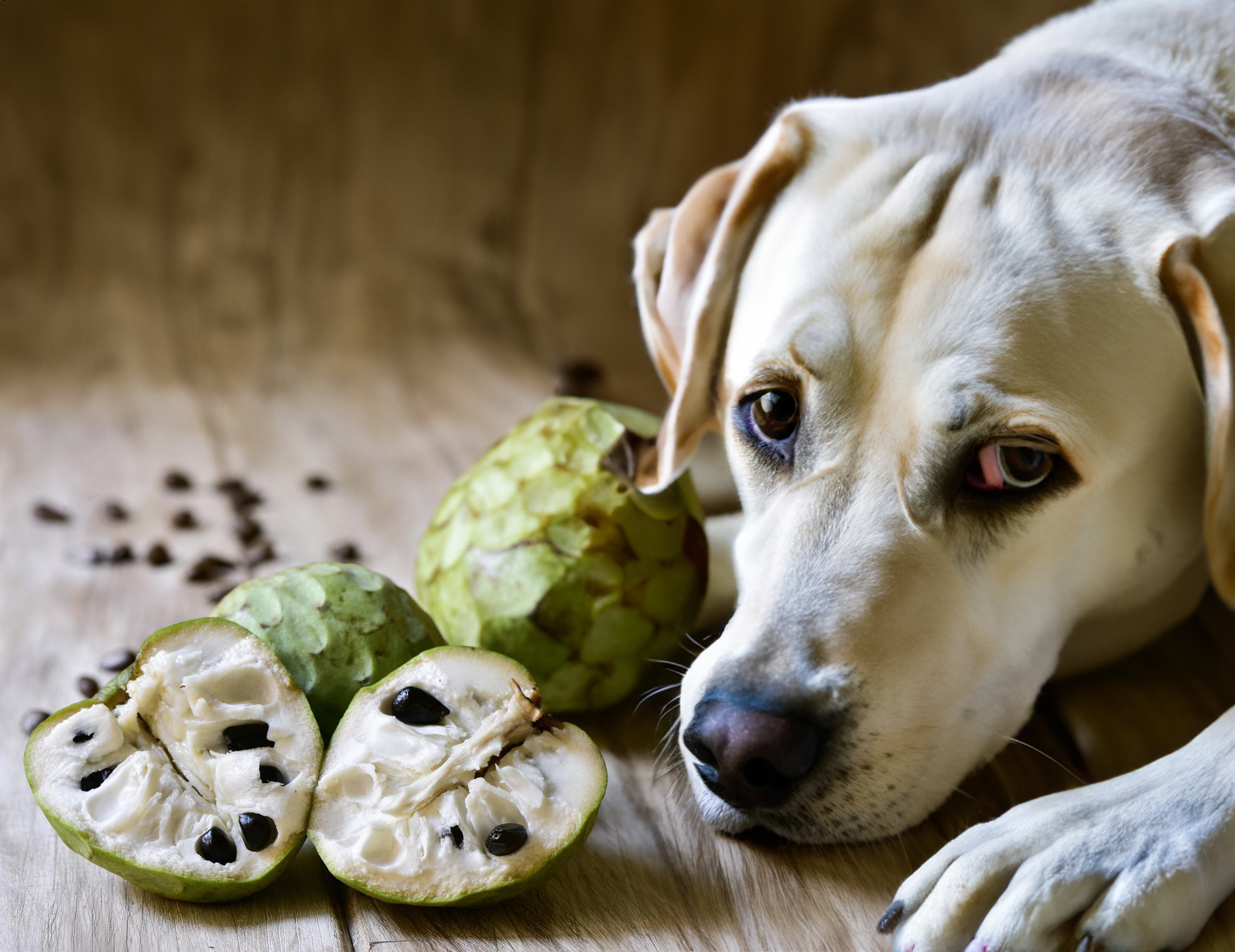 can dogs eat custard apples